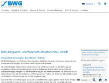 Tablet Screenshot of bwg-online.de