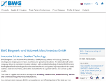 Tablet Screenshot of bwg-online.com